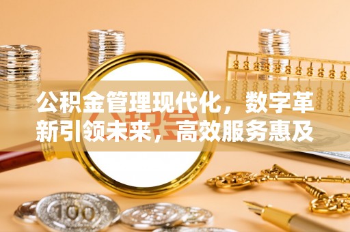 仁武公积金管理现代化，数字革新引领未来，高效服务惠及民生