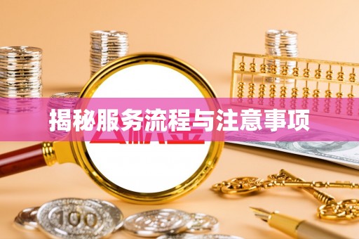 仁武揭秘服务流程与注意事项