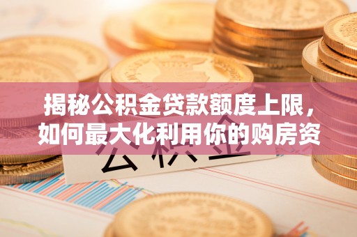 仁武揭秘公积金贷款额度上限，如何最大化利用你的购房资金？