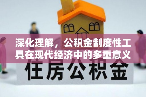 仁武深化理解，公积金制度性工具在现代经济中的多重意义