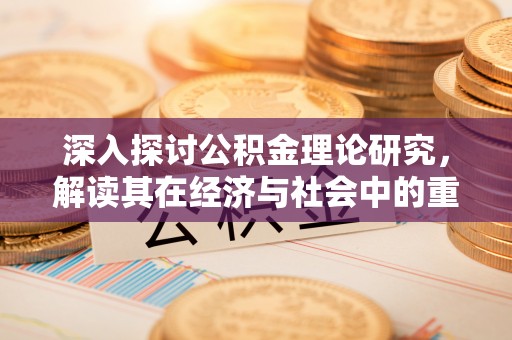 仁武深入探讨公积金理论研究，解读其在经济与社会中的重要角色