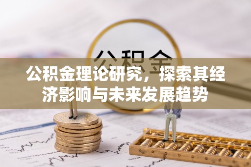 仁武公积金理论研究，探索其经济影响与未来发展趋势