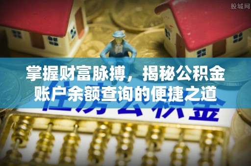 仁武掌握财富脉搏，揭秘公积金账户余额查询的便捷之道