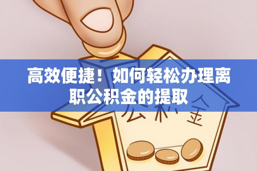 仁武高效便捷！如何轻松办理离职公积金的提取